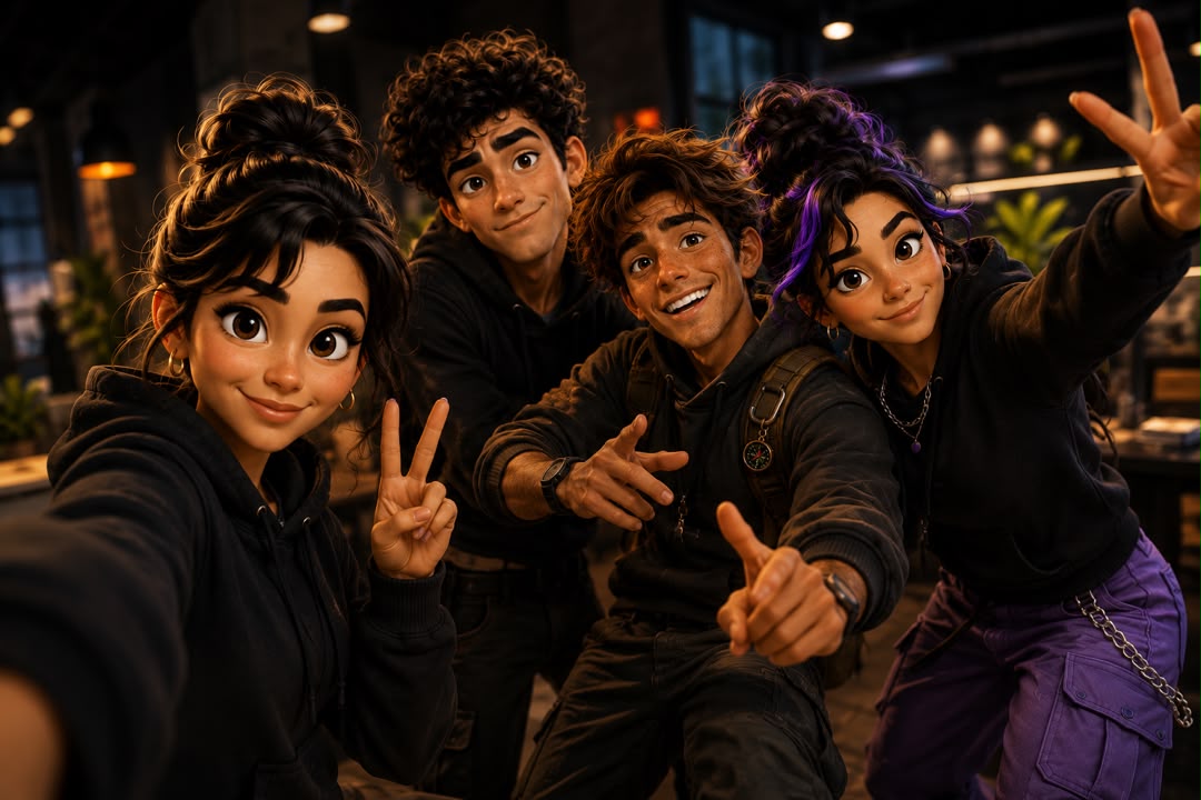 AVA, DOX, MOX and NUX: selfie